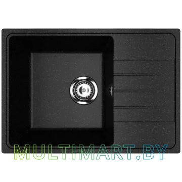 Кухонная мойка Practik PR-M 600-004 (черный оникс)